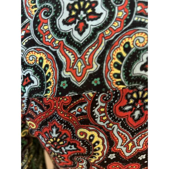 Alice and Olivia Sheila Paisley Long Sleeve Tie Front Blouse Top Sz XS New - Picture 8 of 13